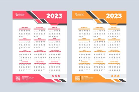 2023 Modern Calendar Design