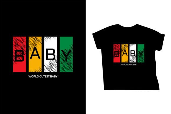 Baby T-shirt Design Template: A Versatile Resource for Print-on-Demand Businesses