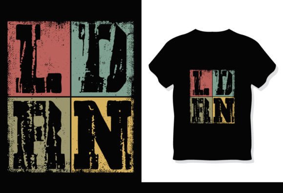 LD RN Labor and Delivery Registered Nurse T-Shirt Design for Creative Projects